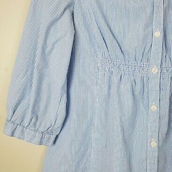 Anthropologie Odille Striped Cotton Blouse - Picture 8 of 15